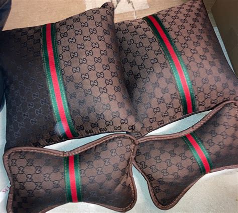 gucci headrest pillow|Gucci pillowcases.